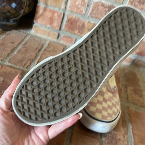 Vans Classic Slip On Sneakers in Checkerboard Lilac Light Purple - Picture 5 of 7